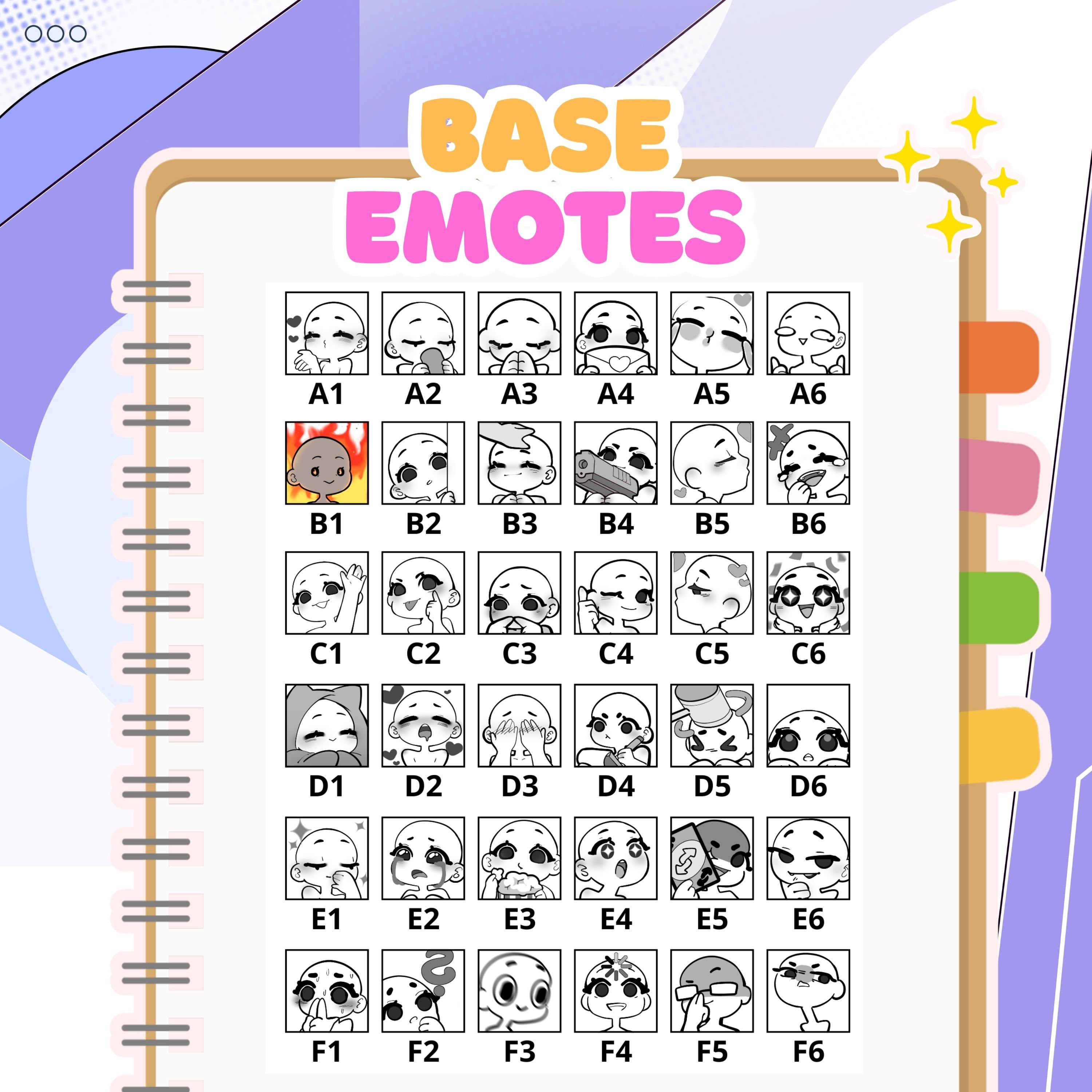 Spring Emotes Custom Twitch Emotes | Animated Emotes | Twitch Emote for Streamer ...