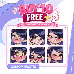 Custom Twitch Emotes | Animated Emotes, Emotes, Emotes Twitch, Emotes ...