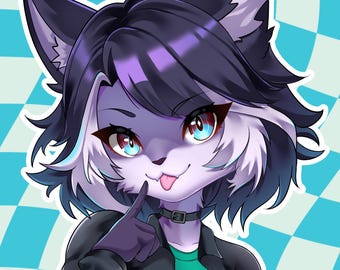 Kundenspezifische Furry-Kunst, Auftrag | Personalisiertes Anthro Charakter Portrait (Digitale Datei)