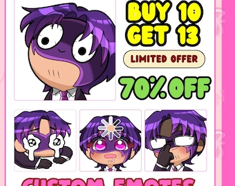 Custom Twitch Emotes | Animated Emotes | Twitch Emote for streamer | YCH | Animal Emotes | Sticker Emote | Twitch Emotes | Emotes