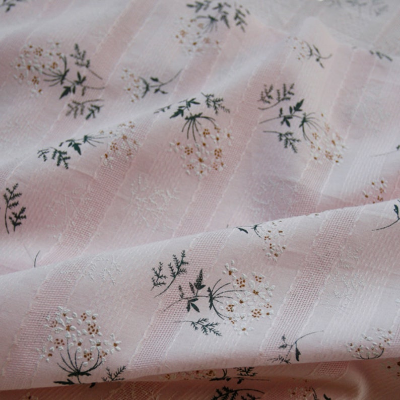 Flower Cotton Fabric,Designer Fabric,Flower Fabric,Printed Fabric,Dress Fabric,Soft Fabric,Pillow Fabric,Fabric By The Yard,Cotton Fabric image 5