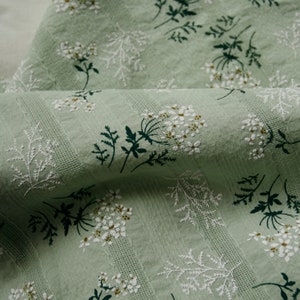 Flower Cotton Fabric,Designer Fabric,Flower Fabric,Printed Fabric,Dress Fabric,Soft Fabric,Pillow Fabric,Fabric By The Yard,Cotton Fabric image 4