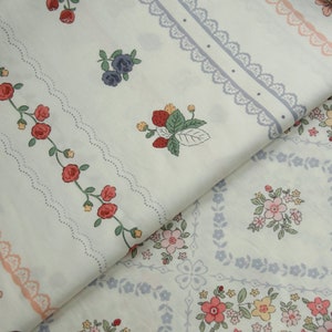 Flower Cotton Fabric,Designer Fabric,Flower Fabric,Printed Fabric,Dress Fabric,Soft Fabric,Pillow Fabric,Fabric By The Yard,Cotton Fabric