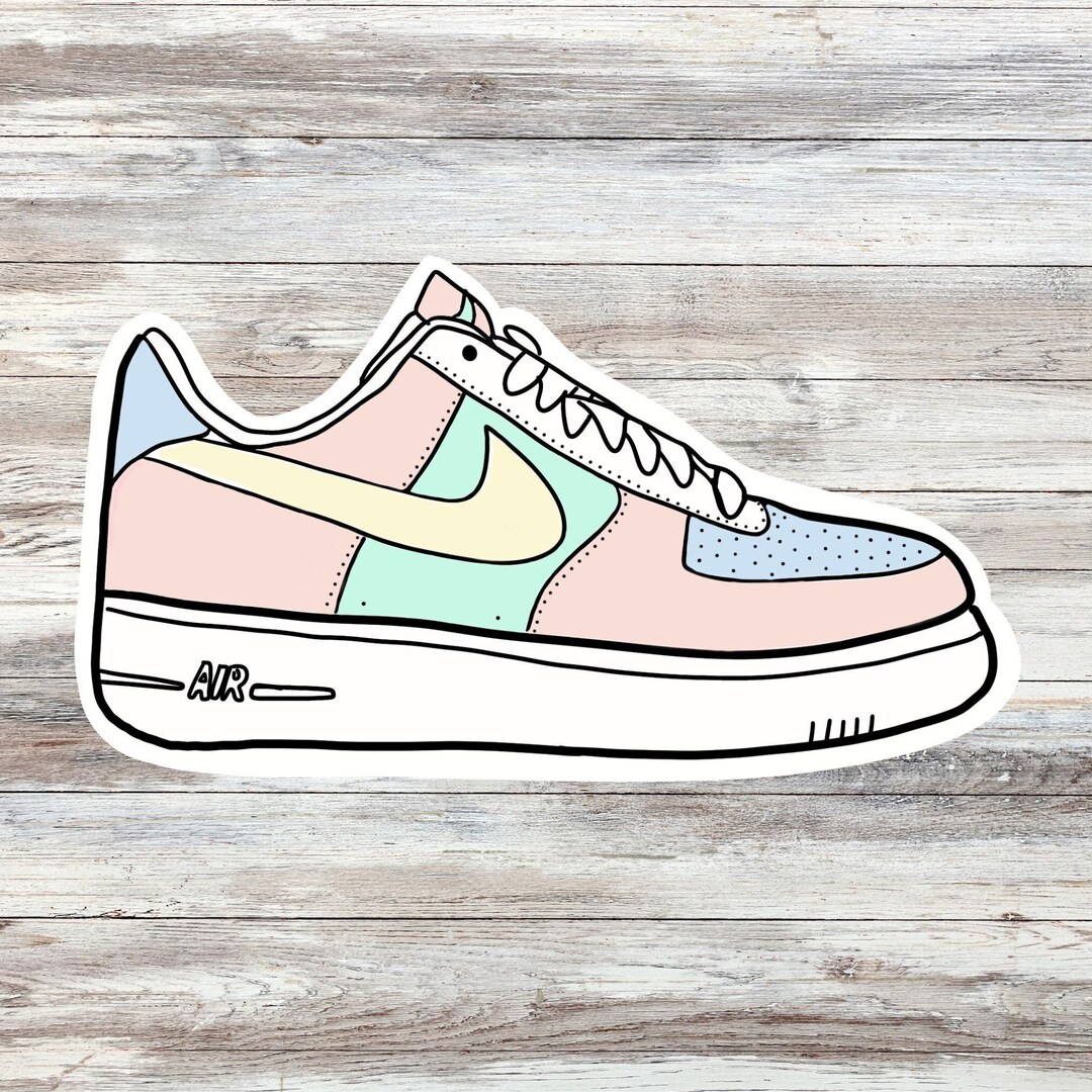 Air Force 1 Sticker Nike Shoe Sticker AF1 Sticker Nike - Etsy