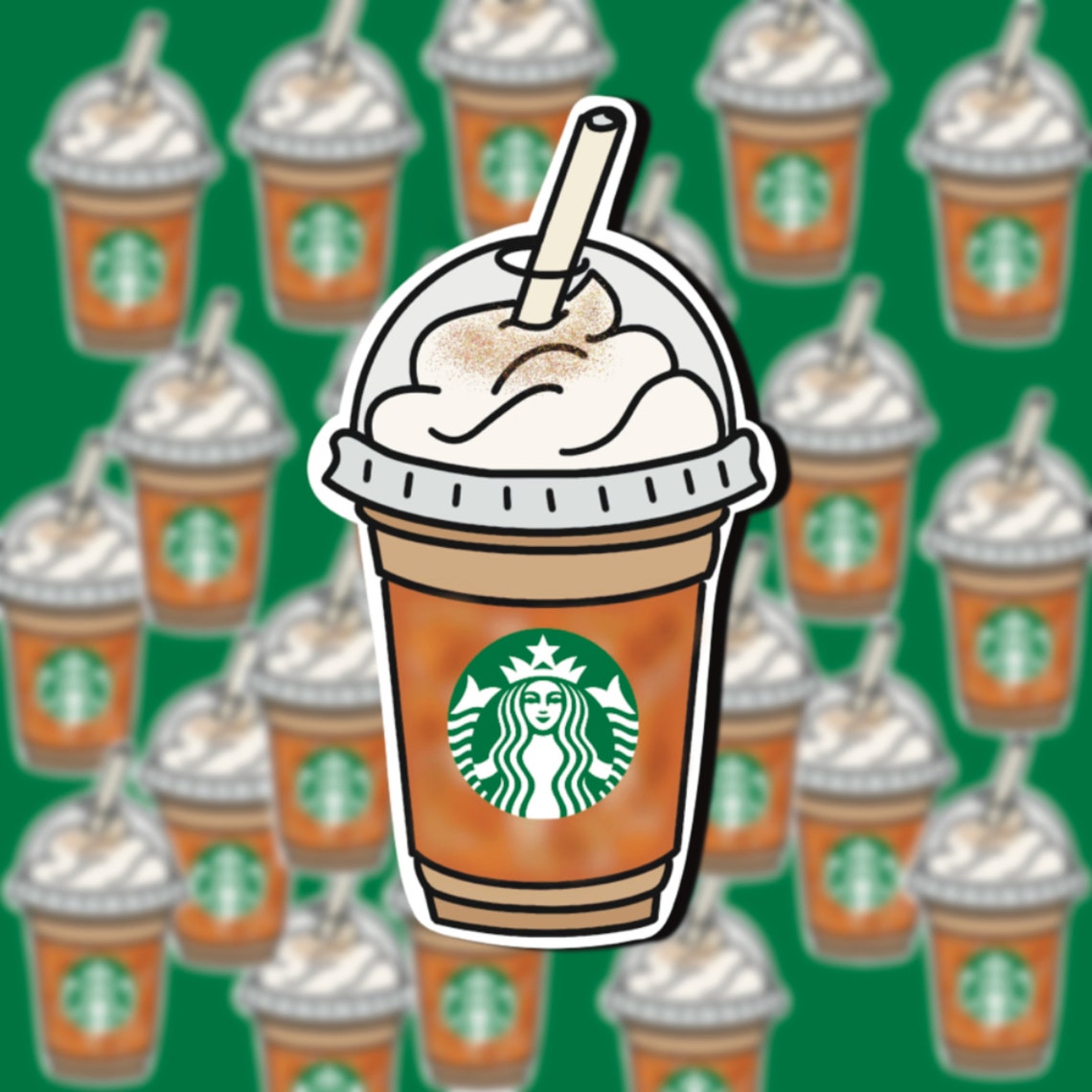 Starbucks Stickers for Tumbler Coffee Lover Sticker Starbuck Etsy