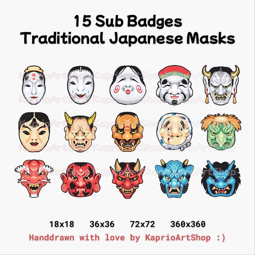 Okame mask - Etsy 日本
