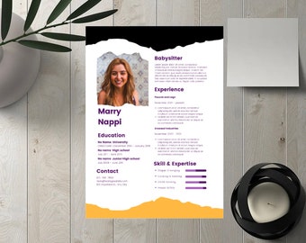 Resume Template | Creative Template for Canva | Editable Resume Template | Professional Resume Template | Modern Resume Template Canva | CV