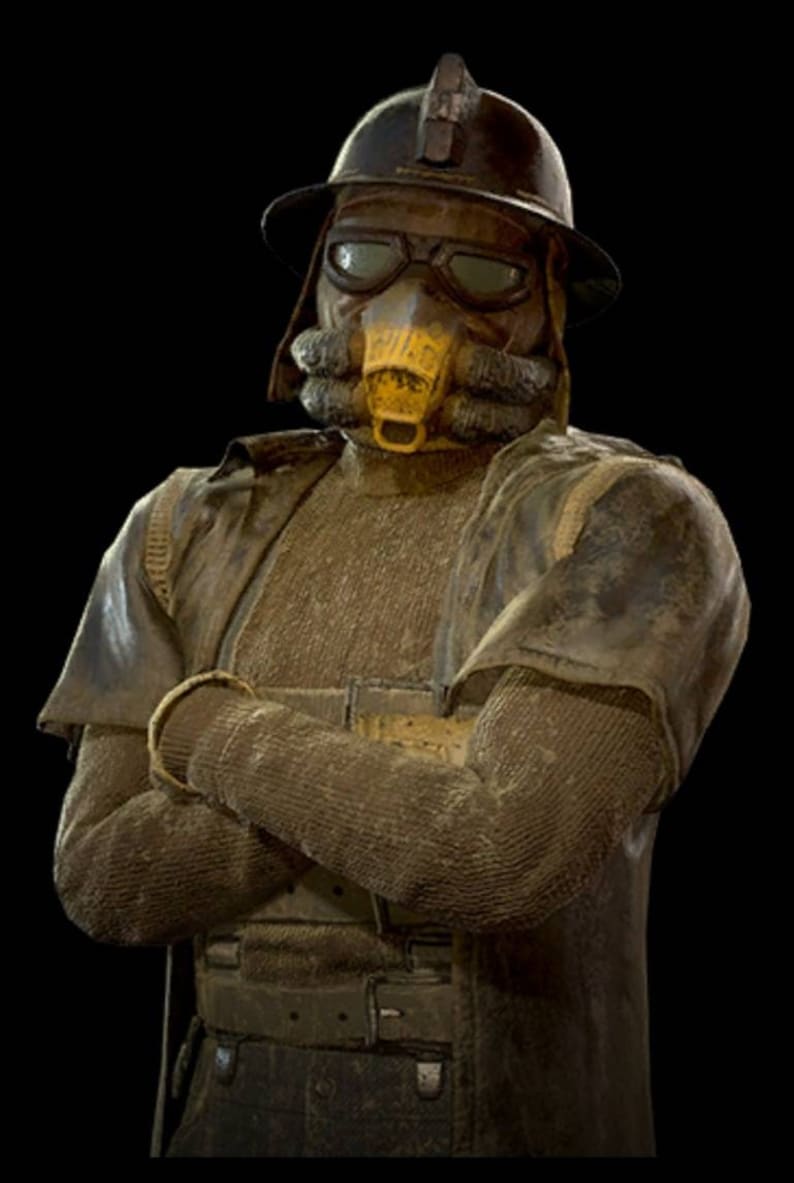 Fallout 76 Garrahan Foreman Helmet and Outfit Set Xbox Etsy