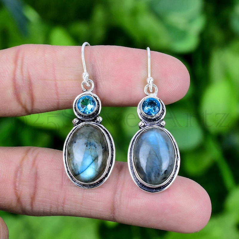 Labradorite Earrings main image 0