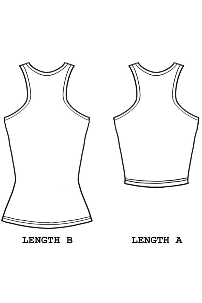 Essential Tank Minimal Top Digital Sewing Pattern US Size 0-20 Instant Download PDF With Instructions image 8