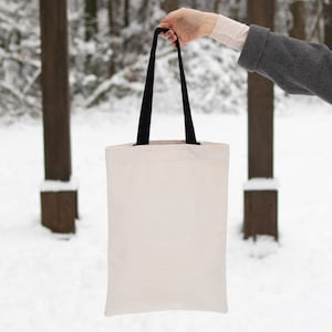 Shopper Tote Bag | Flat Canvas Tote Digital Sewing Pattern in English | Cotton Bag | Instant Download PDF With Instructions