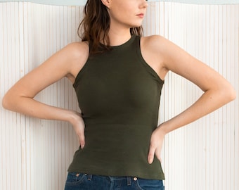 Essential Tank | Minimal Top Digital Sewing Pattern | US Size 0-20 | Instant Download PDF With Instructions