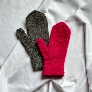 Frostbite Mittens | Knitting Pattern in English | Instant Download PDF | Unisex Mitts Pattern | Mohair and Mohair-free version