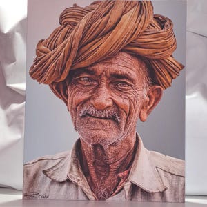 Portrait of a camel herder, Pushkar, India