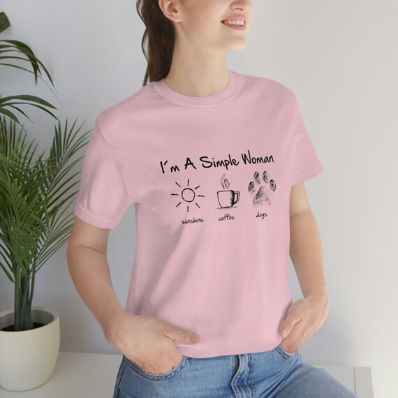 I'm A Simple Woman Sunshine Sewing Dogs Tshirt I'm A Simple Woman Sunshine Sewing Dogs Tshirt