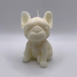 French Bulldog Candle | Unique Dog Lover Gift | Handmade Vegan Soy Wax | Home Decor UK