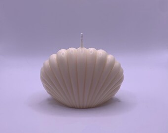 Seashell Candle | Vegan Soy Wax Candle | Ocean Home Decor Gift