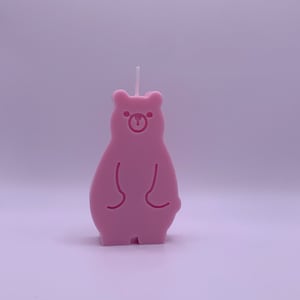 Teddy Bear Candle | Cute Handmade Gift | Vegan Soy Wax | Cozy Home Decor | UK Made