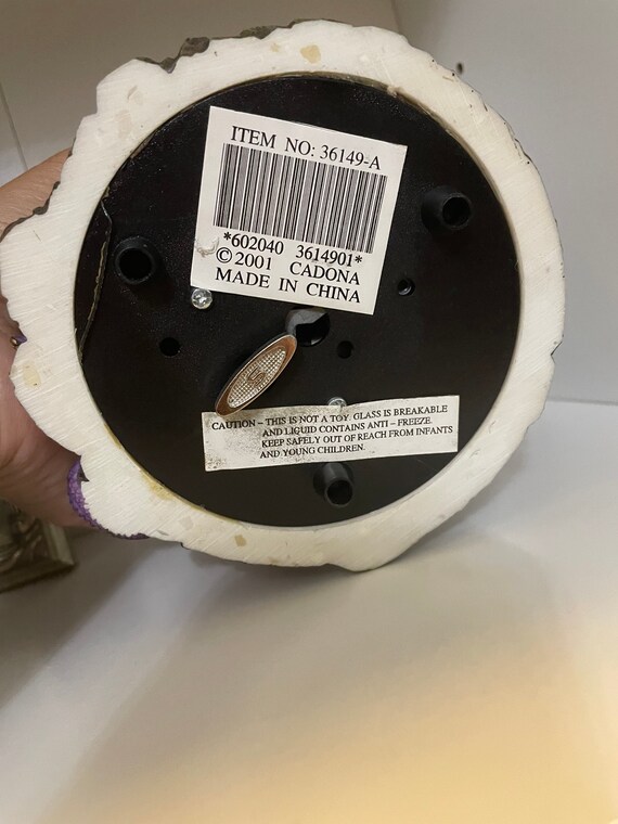 Vintage Snow Globe Dragon Musical Box Etsy