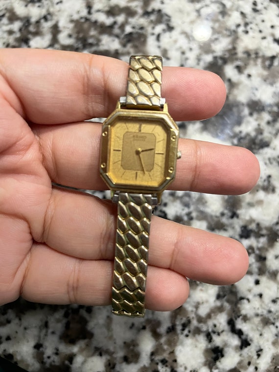Vintage Seiko Watch Gold Plated