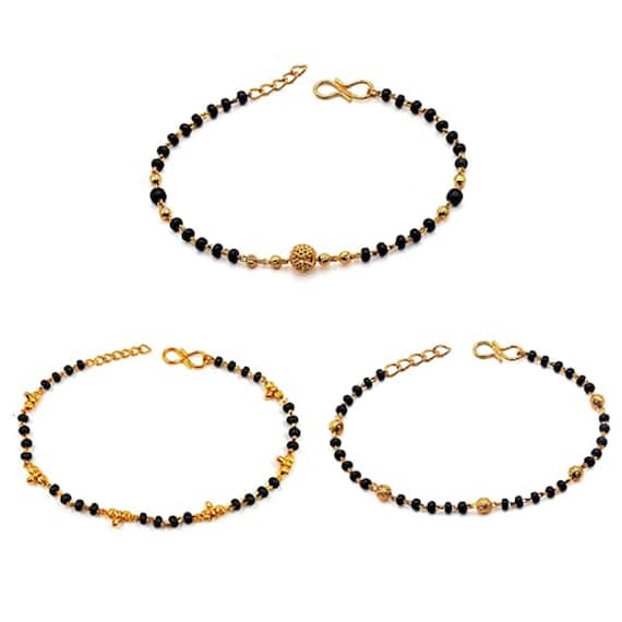 Mangalsutra bracelet gold with best sale price
