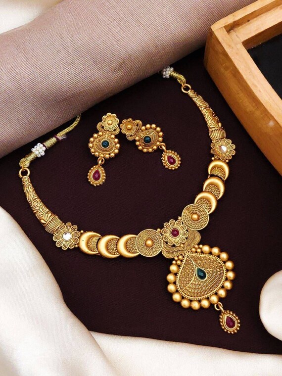 Price of sale gold choker necklace