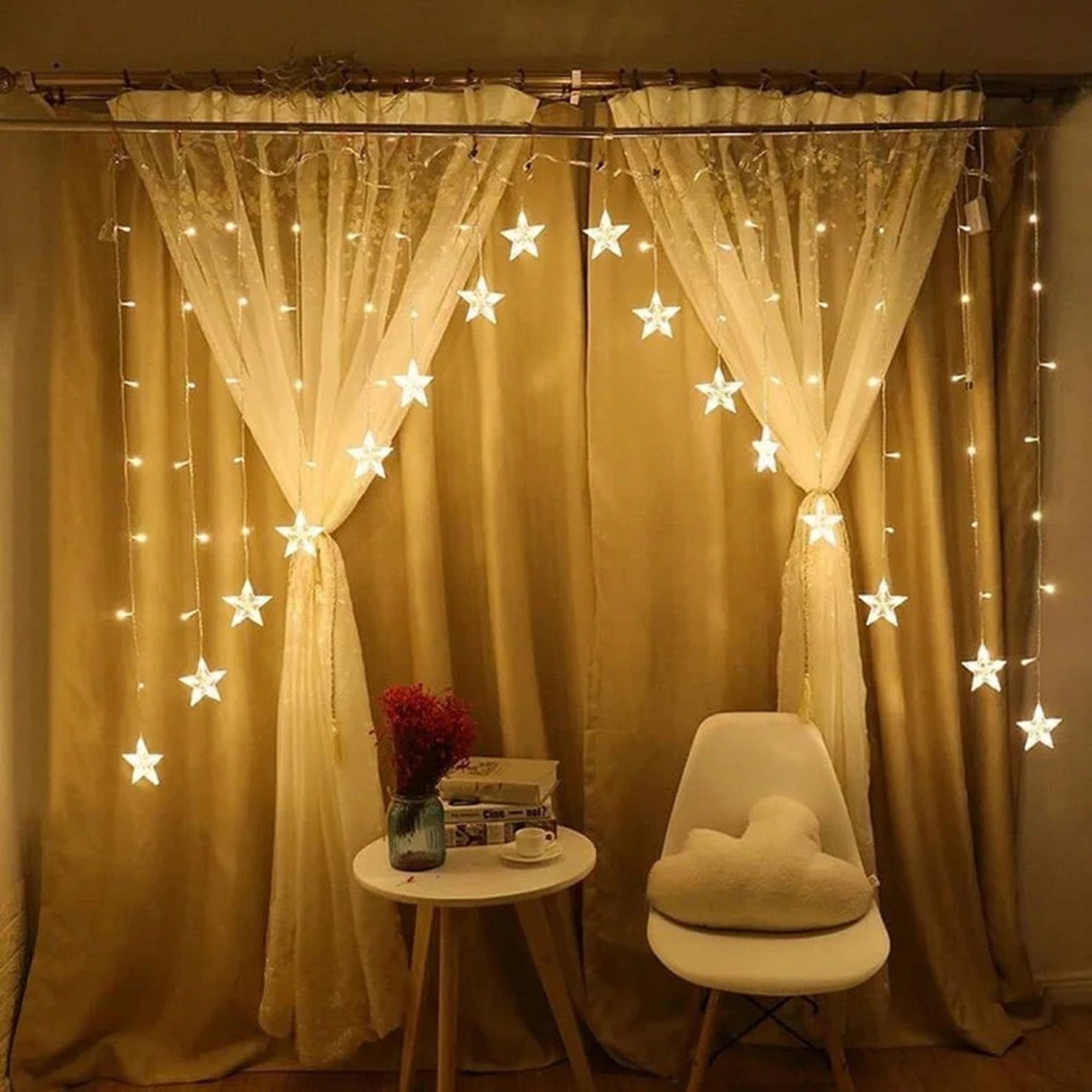 Backlight The LED Lights Behind Your Curtain