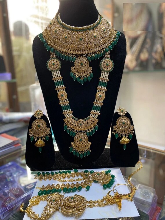Sabyasachi Inspired Indian Bridal Jewelry Bollywood Wedding Bridal