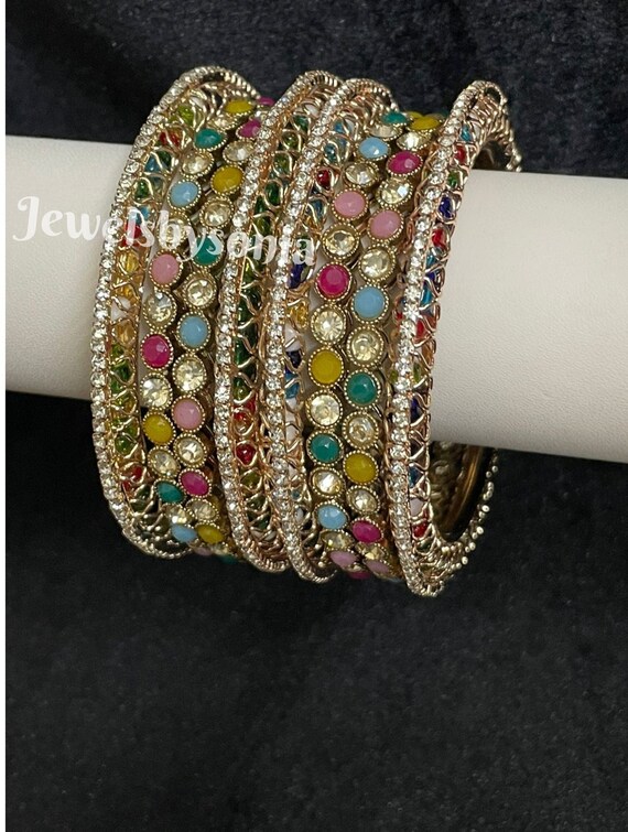 Matte finish bangles outlet