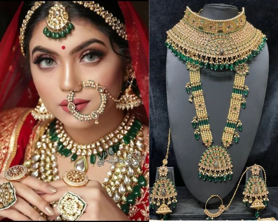Indian Bridal Jewellery Dulhan Wedding Jewelry Set Beautiful Necklace