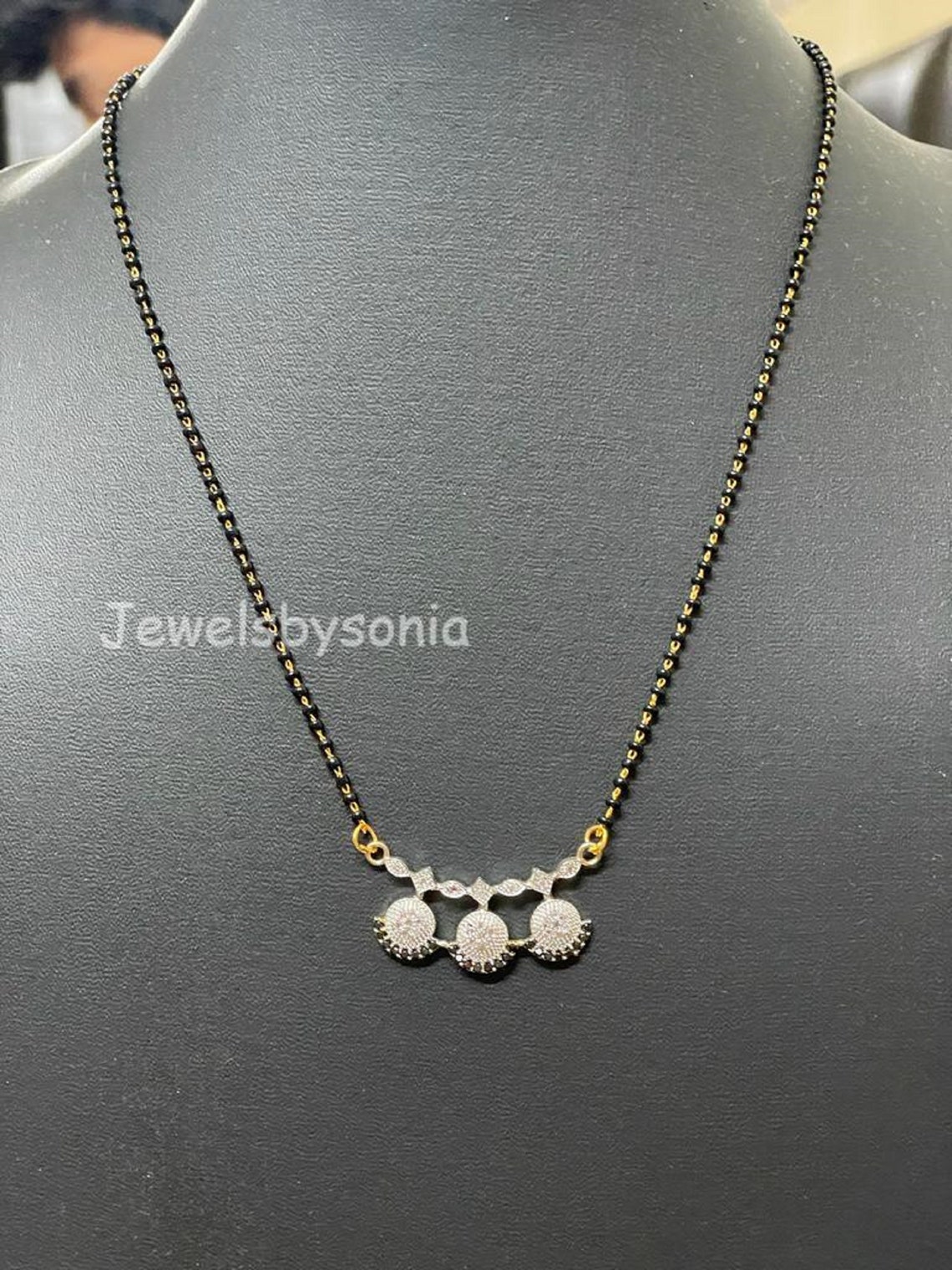 Mangalsutra/gold Plated Mangal Sutra/mangalsutra/cz Etsy