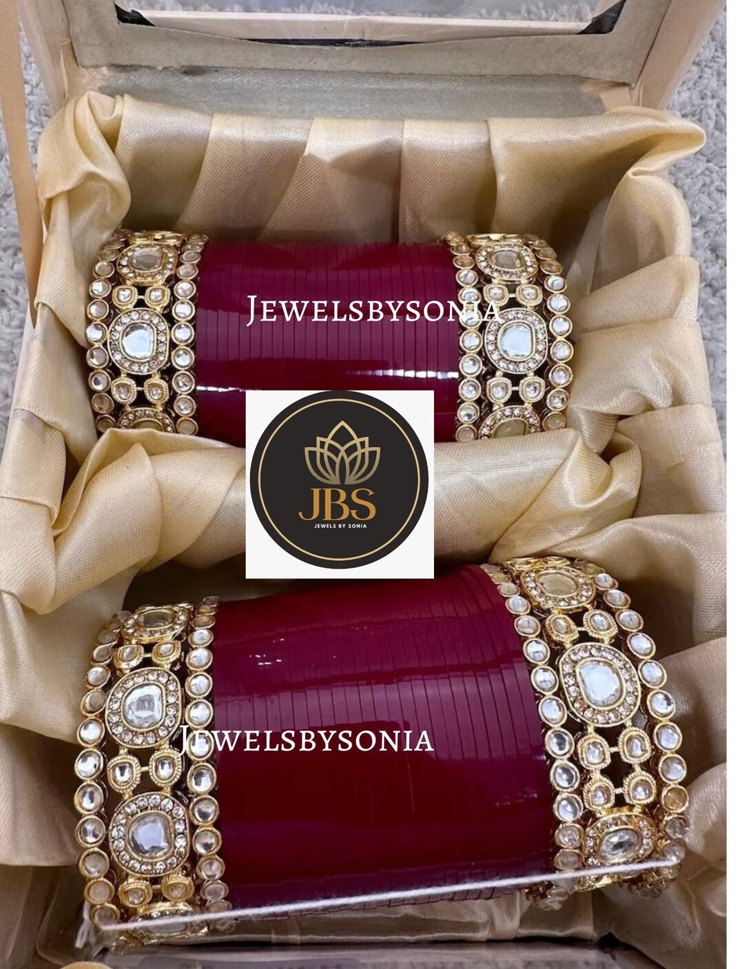 Traditional Bridal Chura Bangles Punjabi Traditional Dotted Chuda