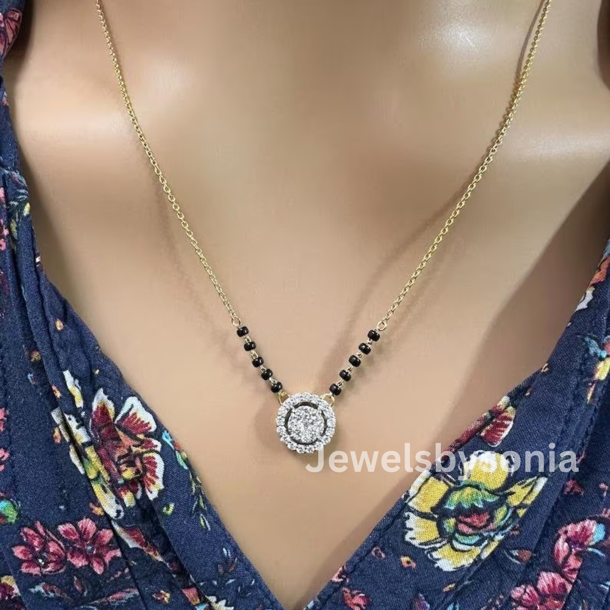 Gold Plated Mangalsutra Diamond Mangalsutra Bollywood Actress