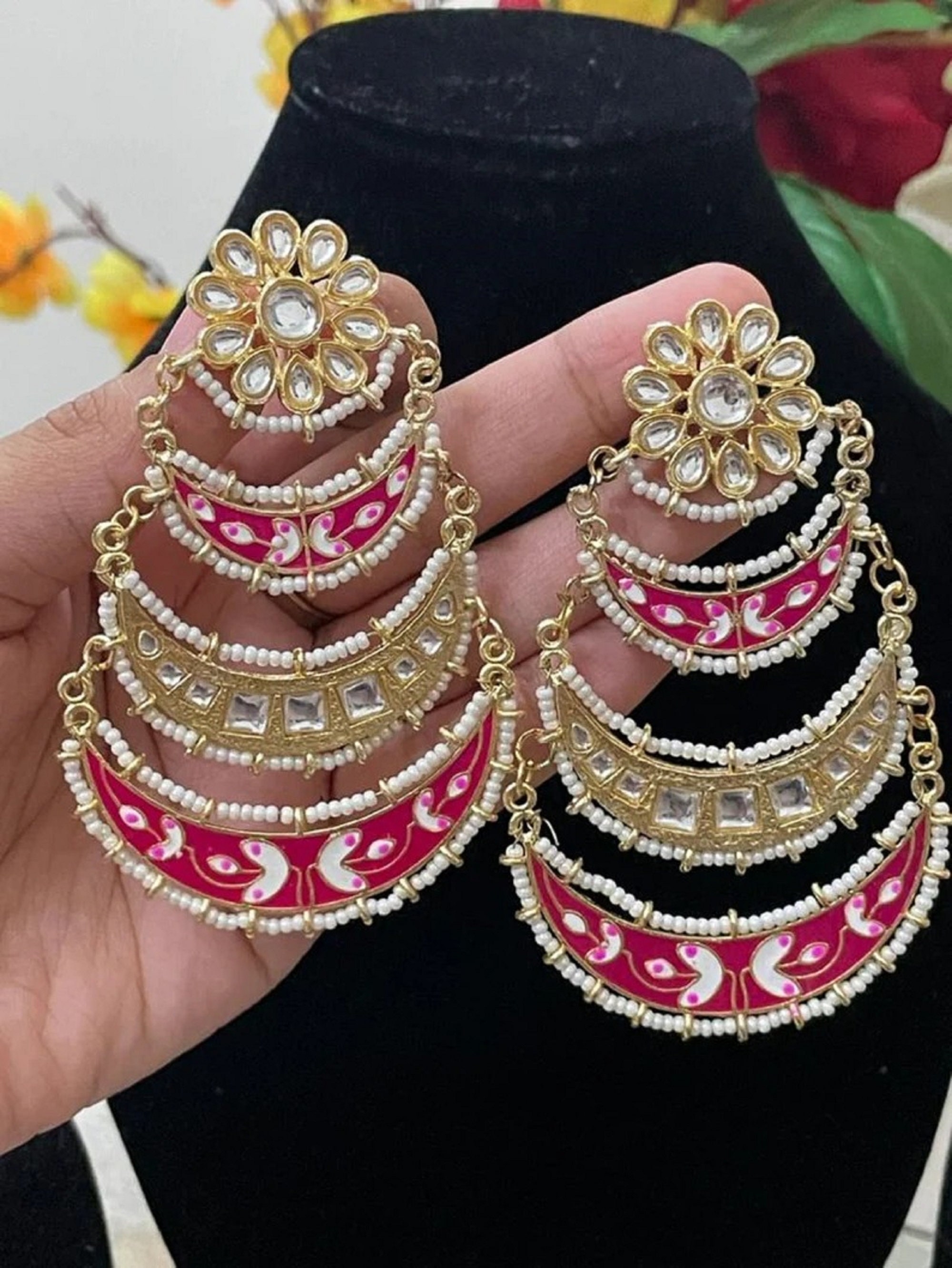 Flipkart.com - Buy arch fashion New Traditional Premium Bugadi Earrings  Collection Brass Drops & Danglers Online at Best Prices in India