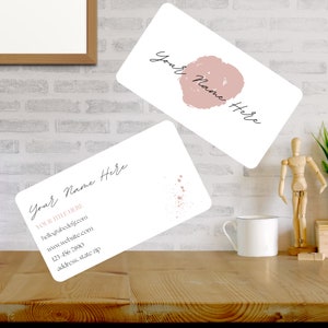 Business Card Template | Small Business | Entrepreneur | Canva Template | Simple Business Card | Modern Business Card