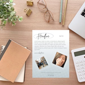 Networking Flyer Template, Printable, Instant Download, Small Business Flyer, Brand Flyer, Event Flyer, US Letter, PDF