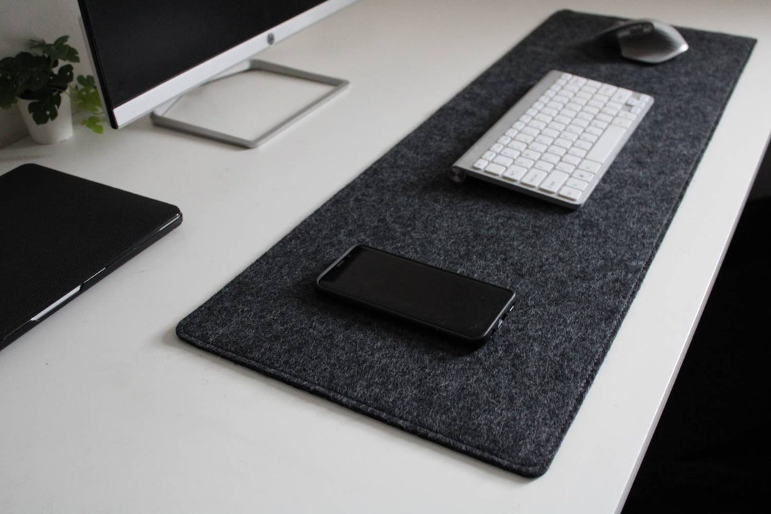 Felt Desk Mat 100 Merino Wool Desk Mat Office Desk Etsy