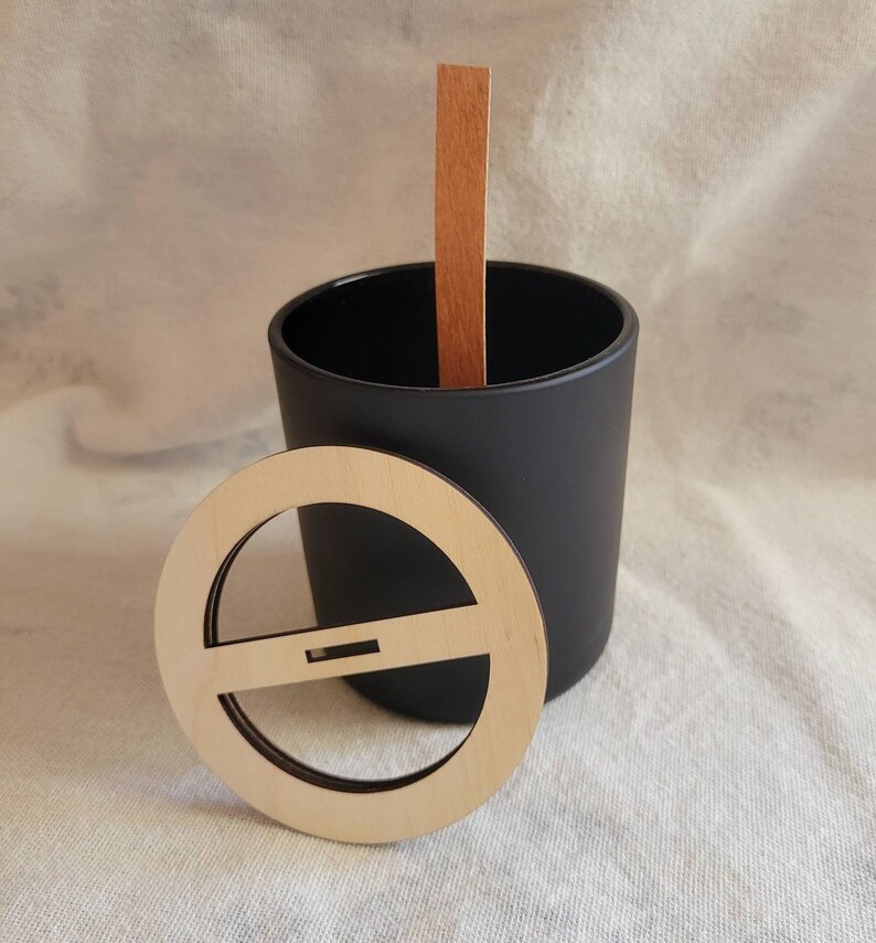 Makesy 8oz Aura Vessel Compatible Wooden Wick Holder Single Etsy