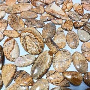 Picture Jasper Lot, Gemstone Picture Jasper, Picture Jasper Cabochon, Loose Jasper, Wholesale Jasper, Making Jewelry
