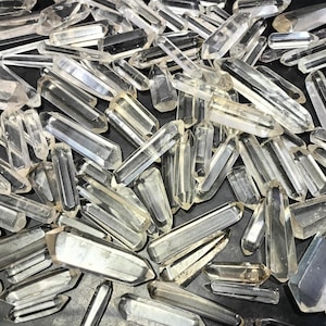 AAA Clear Crystal Pencil Lot, Natural Gemstone