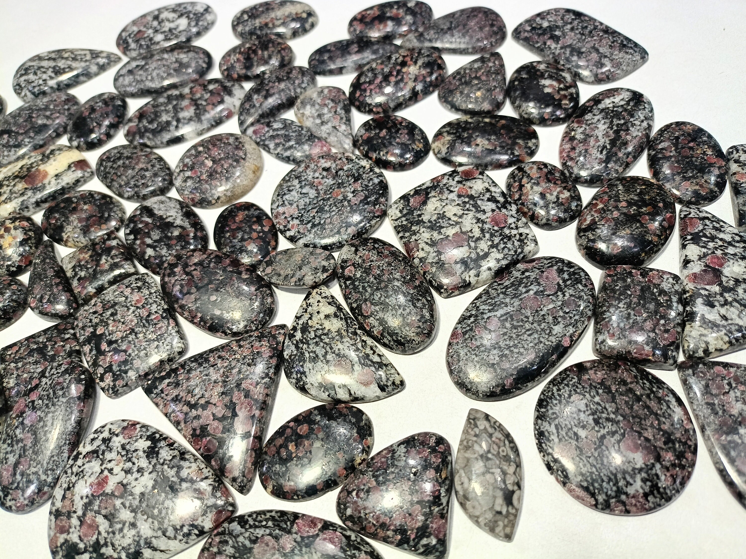 Ruby Fall Jasper Gemstone Cabochon Lot, Mixed Sizes - Etsy