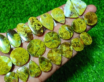 Natürliche grüne Opal Cabochon Paare, AAA Qualität, Schmuck machen