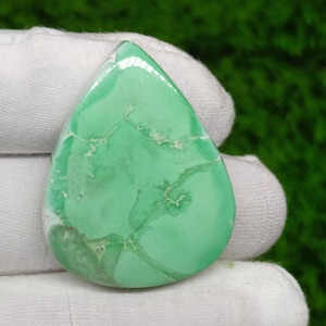 Variscite Cabochon, Gemstone Variscite, Natural Variscite, Loose Variscite, Amazing Quality Variscite, Making Jewelry, 35x28x7 MM 51 Cts