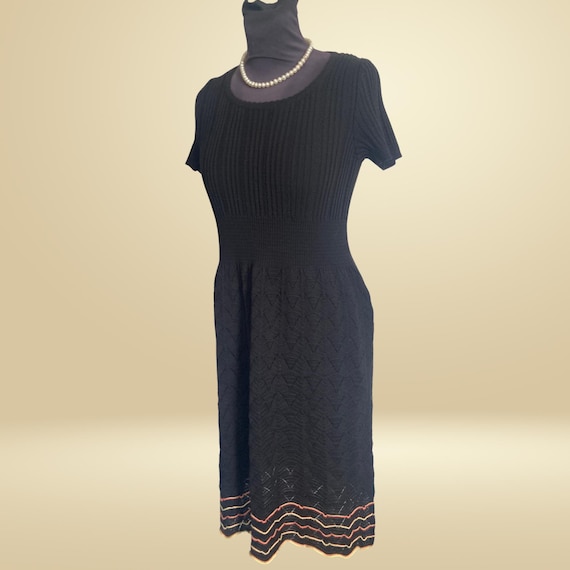 missoni black knit dress Missoni