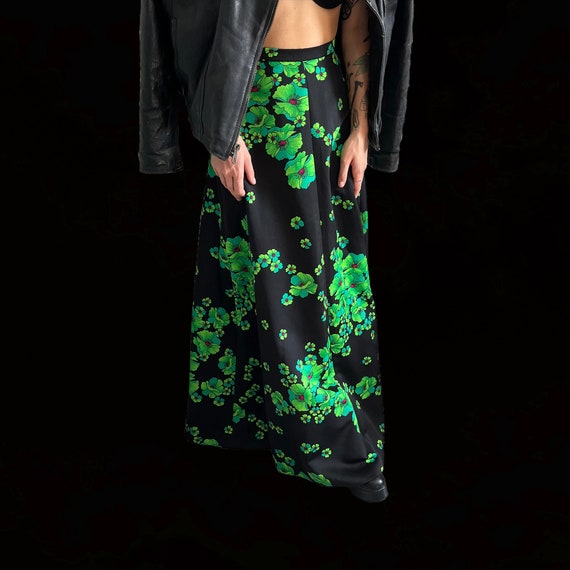 Buy Vintage Black Maxi Skirt. A Line Skirt. Long Skirt. Floor
