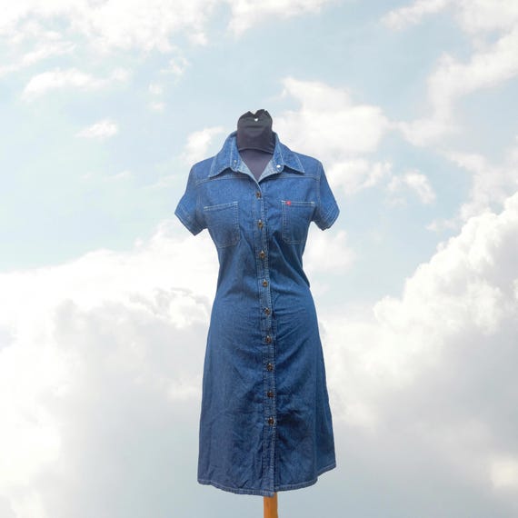 denim 90s dress Backless and Sleeveless Wholesale Wedding Dresses with Deep V Neck main image 0