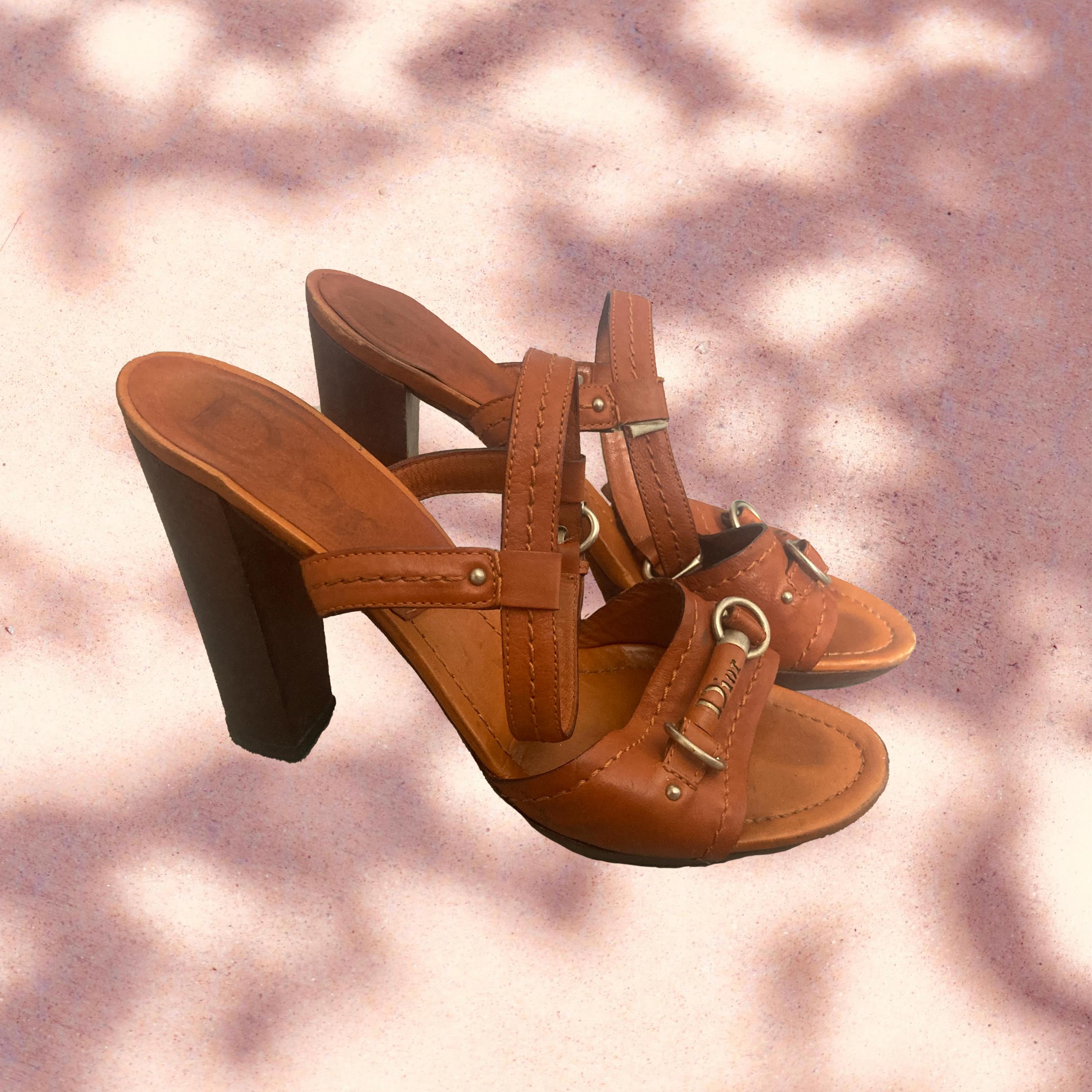 Vintage Dior Mules - Etsy