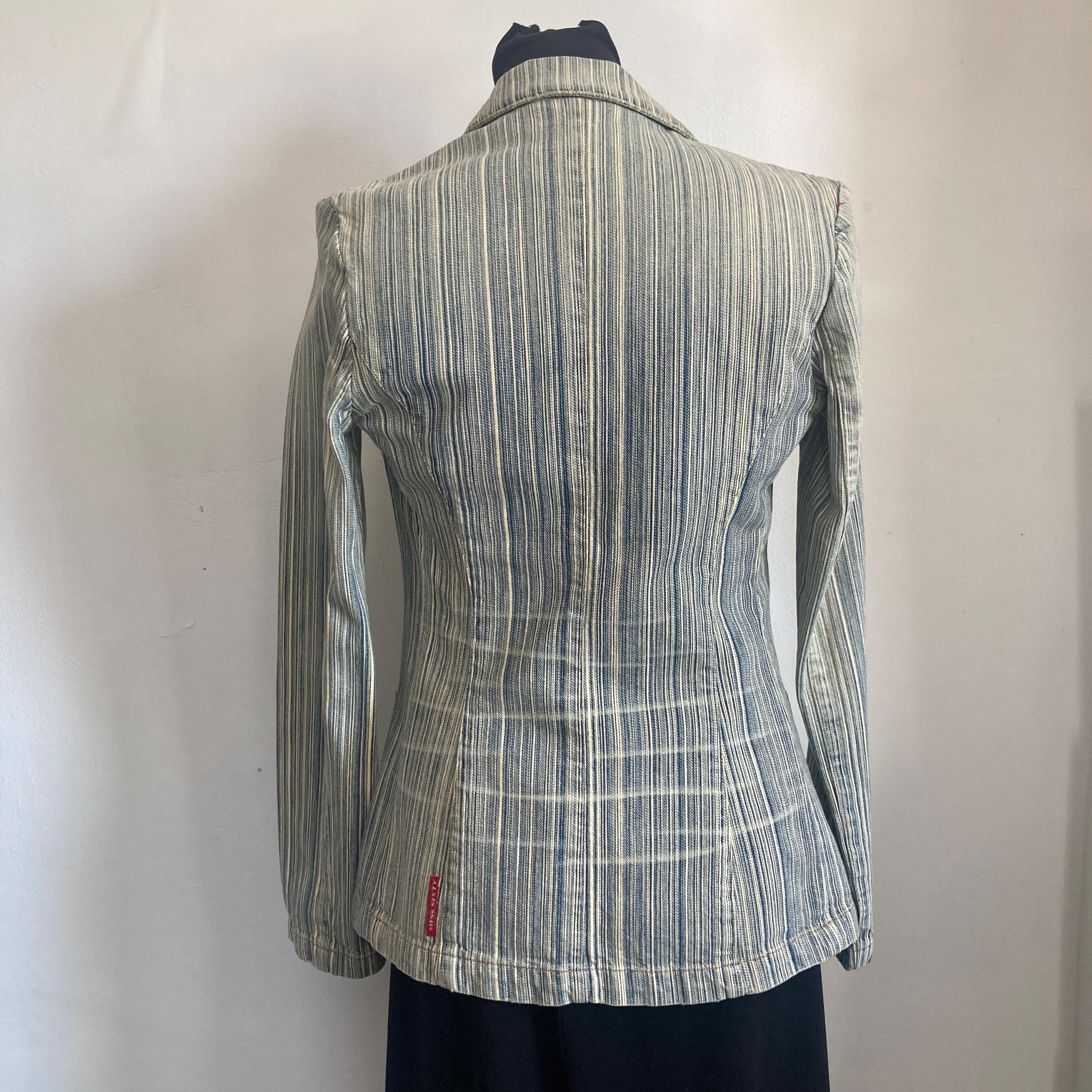 Petite Veste Blazer Miss Sixty En Denim - Taille S - Occasion Très Bon état