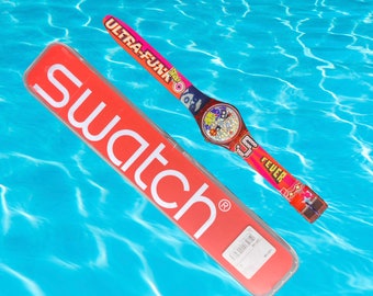 Vintage 1998 Swatch Watch Ultra Funk Fever GR138 - Y2K Analog