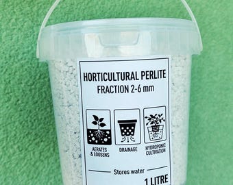Tuinbouwperliet, natuurlijk lossingsmiddel, 1 liter
